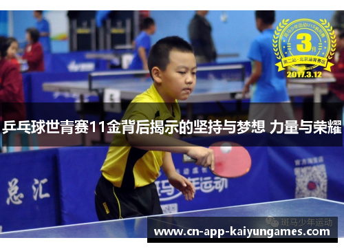 乒乓球世青赛11金背后揭示的坚持与梦想 力量与荣耀