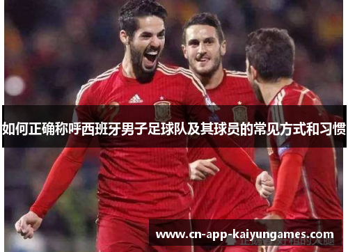 如何正确称呼西班牙男子足球队及其球员的常见方式和习惯