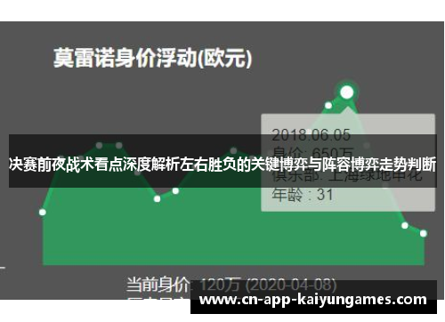 决赛前夜战术看点深度解析左右胜负的关键博弈与阵容博弈走势判断
